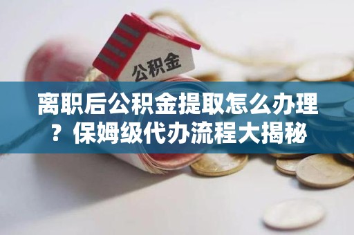 仓山离职后公积金提取怎么办理?保姆级代办流程大揭秘 仓山离职后公积金提取怎么办理?保姆级代办流程大揭秘